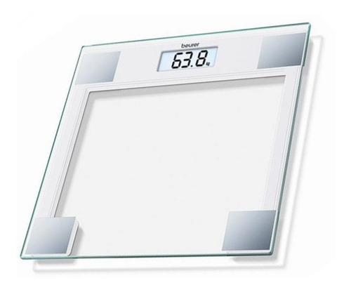 Imagen 2 de 2 de Báscula digital Beurer GS 14 blanca, hasta 150 kg