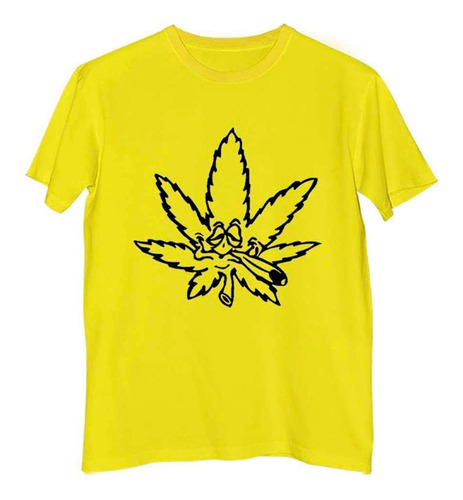 Remera Niño Color Chala Marihuana Fumando Cannabis