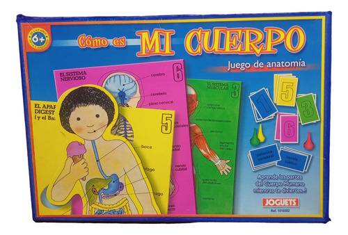 Juego De Mesa Anatomia, Como Es Mi Cuerpo. 