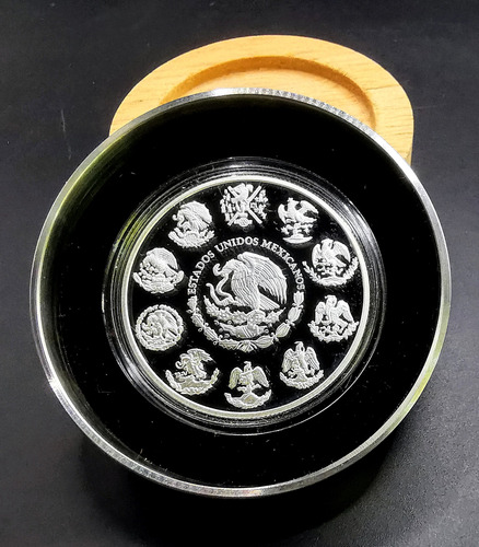 Estuche Con Onza Observatorio Chichén Itzá Plata Proof 2011