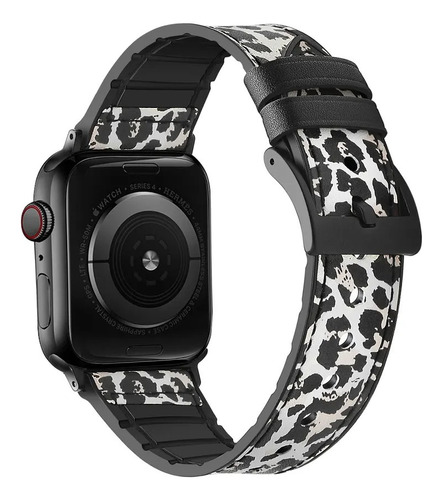 Malla Correa Cuero Para Apple Watch 38 40 41 42 44 45 49mm