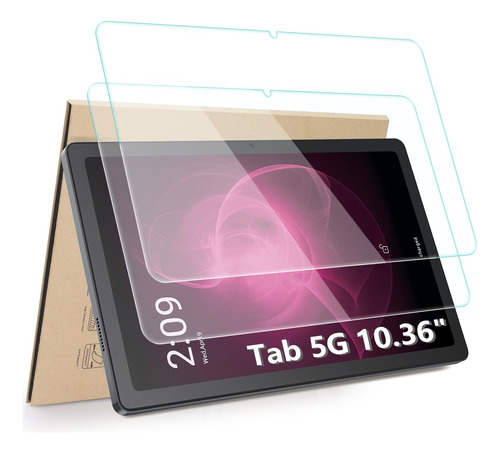 2 Protector Pantalla Para Tableta T-mobile Revvl Tab 0.18 Oz