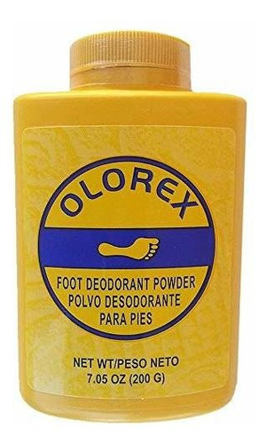 Olorex Foot Deodorant Powder, 7,05 Onza.