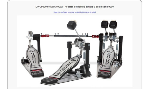 Pedal Simple De Bombo Dw Cp9000 Accelerator Turbo Drive
