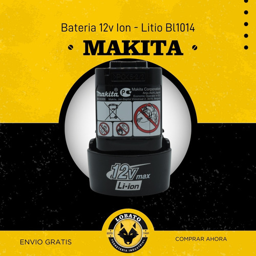 Imagen 9 de 10 de Bateria Makita 12v 10.8v Original Bl1013 Bl1014 Ion Litio