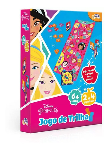 Brinquedo Jogo De Trilha Disney Júnior Princesa Toyster 8024