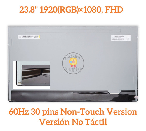 Pantalla Lcd For Hp Proone 440 490 G3 Todo En Uno Aio Fhd