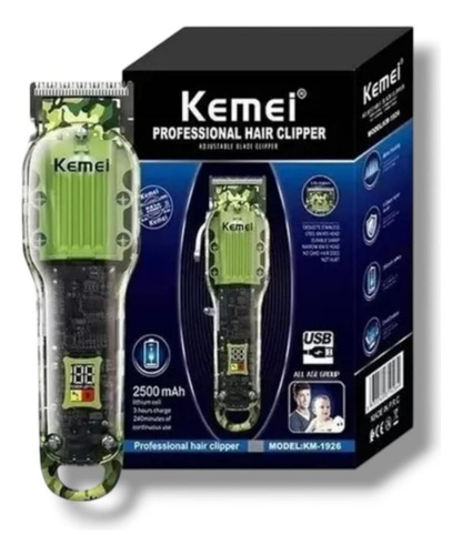 Combo Kemei Camuflaje Militar Verde Km-1926 + Km-1928 Color Verde Musgo
