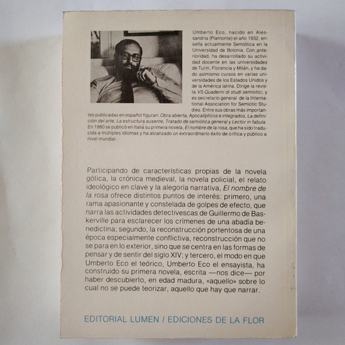Umberto Eco - El Nombre De La Rosa