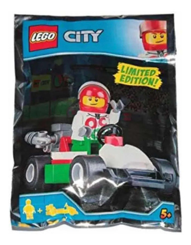 Lego City Race Car Driver Go Kart Edición Limitada