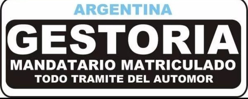Mandatario Matriculado- Gestor Automotor