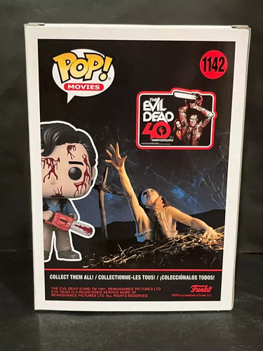 Action Figure Evil Dead Ash Funko Pop 1142 Chase Exclusivo