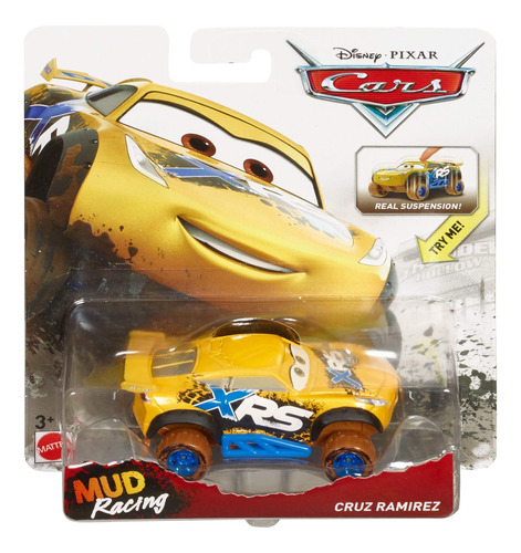 Carro Disney Pixar Cars Mud Racing Cruz Ramírez Mattel