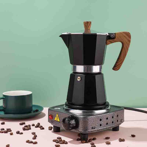 Cafetera Italiana, 3 Tazas De Café Fresco Sin Colar