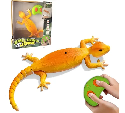 Juguete Lagartija Trepadora A Control Remoto – Rotación 360°, Modo Doble, Con Luces LED, Ideal Para Regalos De Cumpleaños Y Navidad
