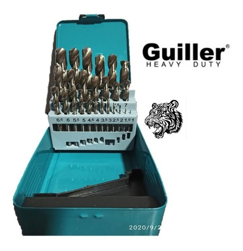 Juego Mechas Acero Rapido 25 Guiller Tigre Discos