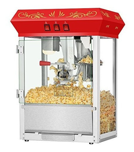 Máquina Palomitas Cine Superior (rojo 8 Oz)