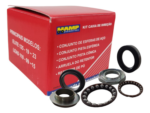 Kit Caixa De Direção Lead/ Elite Original Honda 