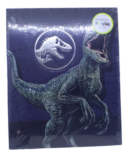 Carpeta N3 Dos Tapas Jurassic World Dinosaurio Corre Univers