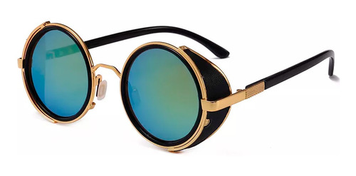 Óculos De Sol Designer Italiano Com Proteção Lateral