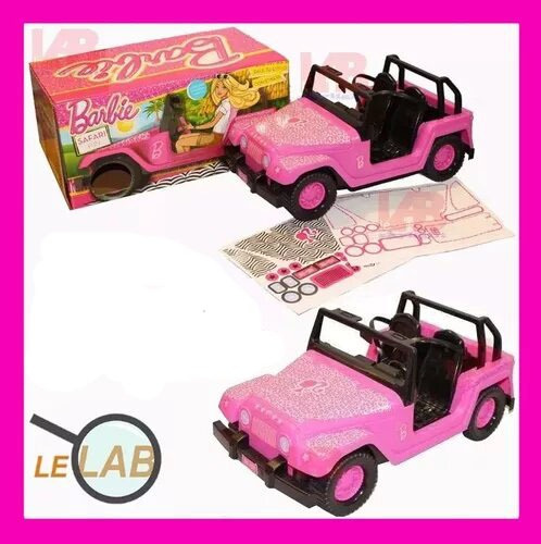 Barbie Jeep 715 Cor Rosa