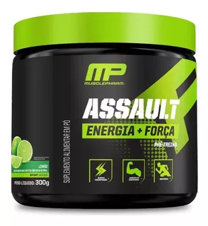 Pré Treino Assault 300g (60doses) Musclepharm Sabor Limão