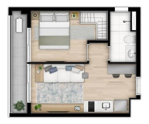 Imagem 20 de 22 de Studio Residencial Para Venda, Butantã, São Paulo - St6865. - St6865-inc