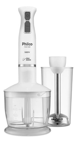 Mixer Philco 4 Lâminas Pro Maxx 2 E 1 500w Branco 220v