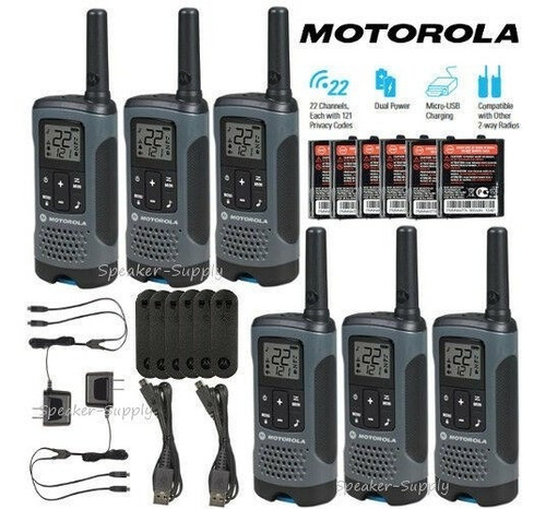 Imagen 2 de 6 de 6x Handy Motorola Walkie Talkie T200tp Ivox/vox 32km