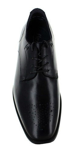 Imagen 3 de 8 de Flexi Zapato Bostoniano Piel Negro Para Hombre 80995
