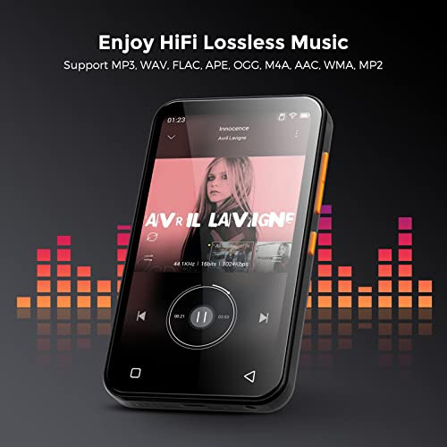 Reproductor Mp3 Timmkoo Con Bluetooth, Pantalla Táctil
