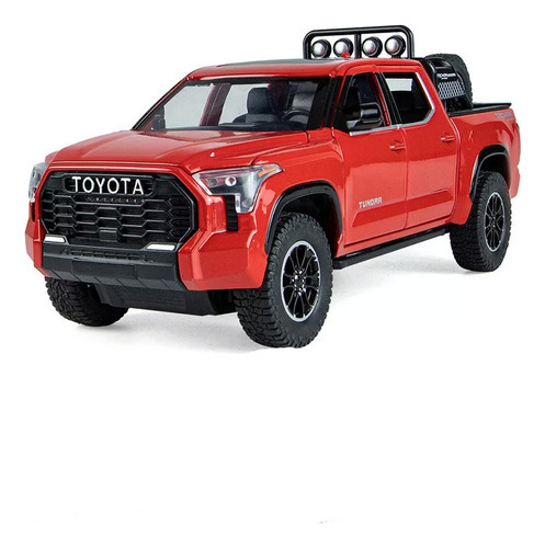 Toyota Tundra Pickup Miniatura Metal Coche Luz Sonido-b