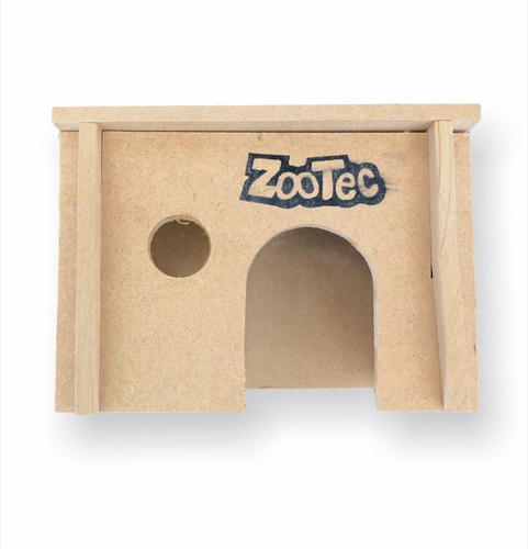 Imagen 4 de 6 de Casa Madera Jaula Hamster Jerbo Roedor Chica Zootec 15x11x10
