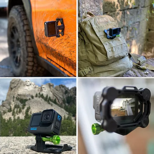 Soporte Para Casco De Cámara De Acción Snap Mounts Pro Para