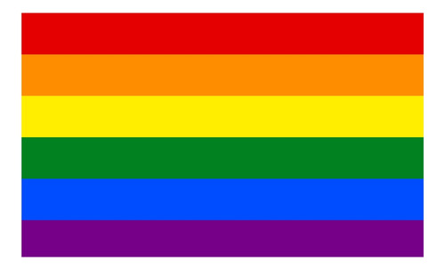 Bandera Lgbt 1.40 X0.90 Multicolores
