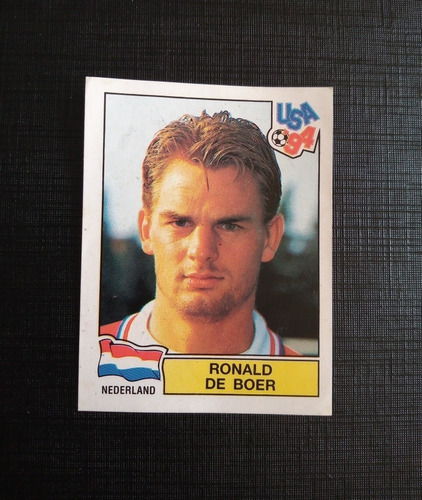 Figurinha Holanda Ronald De Boer Copa Do Mundo 1994 F20