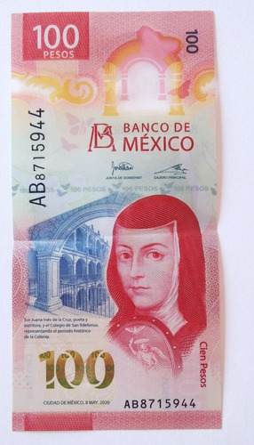 Billete De $100 Pesos Serie Ab Para Coleccionistas