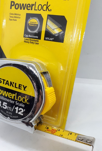 Flexómetro Powerloc 3.5m X 1/2 Stanley 33-215