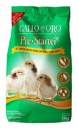 Alimento Gallo De Oro Pre-starter Bulto 5 Kilos