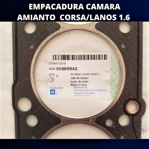 Empacadura De Camara Chevrolet Corsa Original Gm