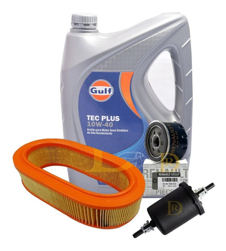 Kit Filtros Aire Aceite Nafta Sandero K7m 1.6 8v 2008 - 2011