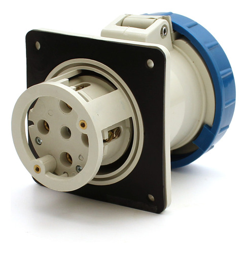 Tomada Embutir Industrial Ip67 3p+t 63a 220/v N-4549 Strahl