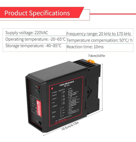 Sensor Masa Vehicular Loop 220v Barrera O Porton Electrico