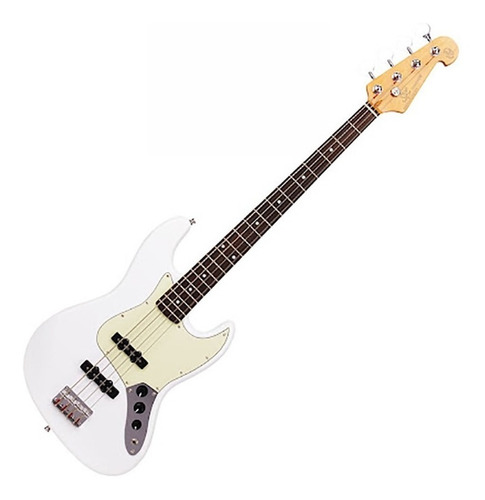 Bajo Electrico Sx Jazz Bass Sjb62+owh Blanco C/funda