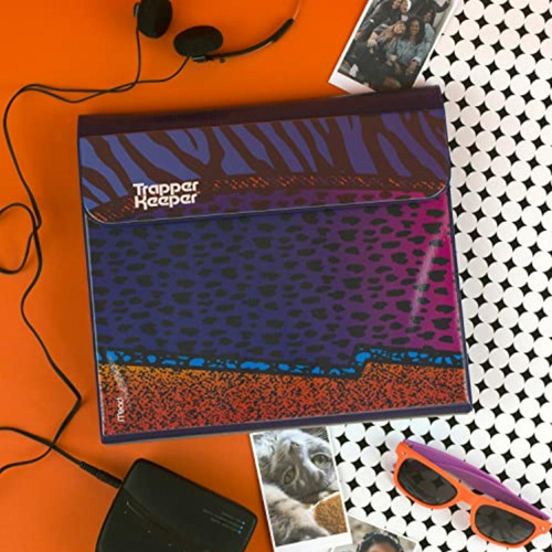 Trapper Keeper Binder, Retro Design, 1 Inch Binder