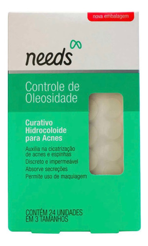 Needs Curativo Hidrocoloide Para Acne 24unidades