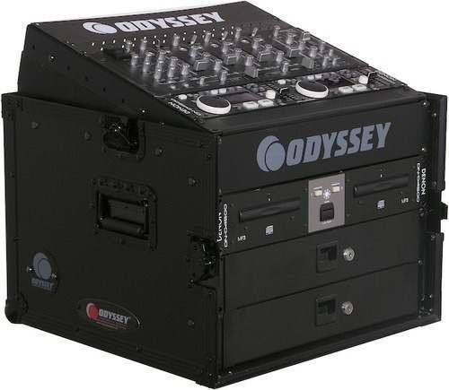 Case Combo Rack Dj Odyssey Fz1006bl + Garantía