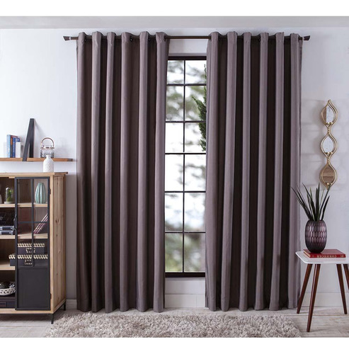 Cortina Madras 6225 Castor Escuro 1,70x2,60m - Becadecor