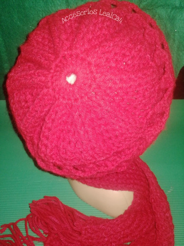 Gorro Y Bufanda A Crochet