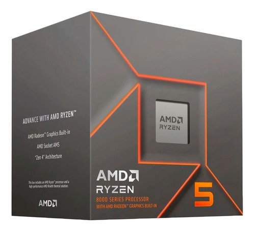 Procesador Amd Ryzen 5 8500g 6 Núcleos Am5 Gráfica Radeon